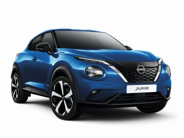 Nissan Juke DIG-T 143HP 4AMT Tekna 17" + Navi + 2-tone HEV MY23.5