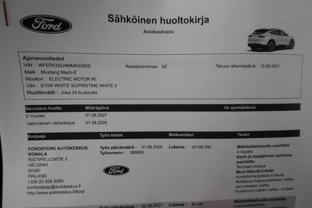 FORD Mustang Mach-E 2021