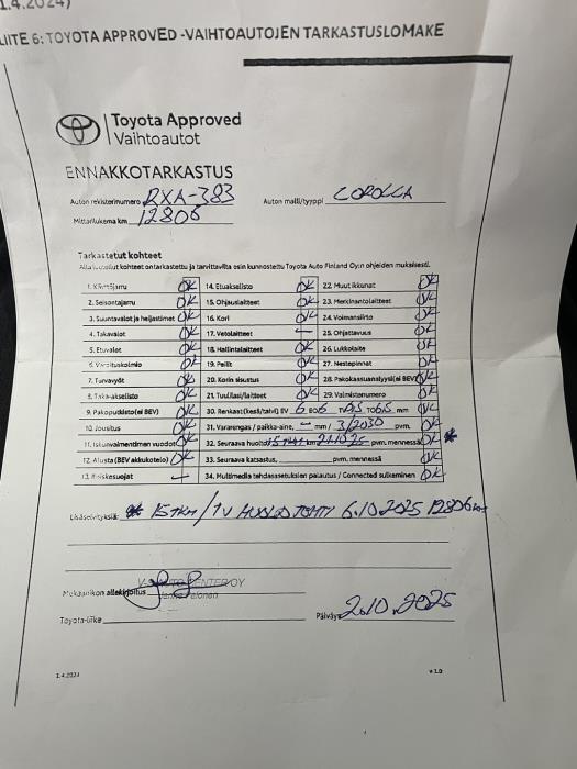 TOYOTA Corolla 2024