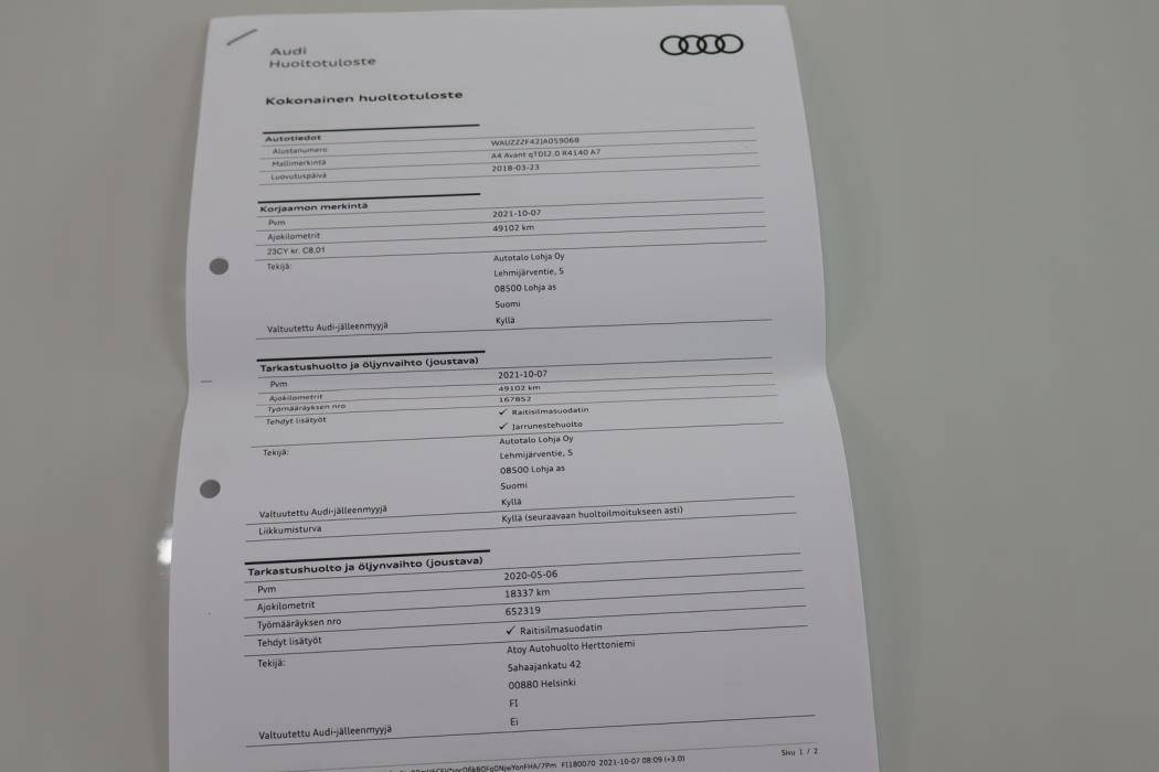 AUDI A4 2018