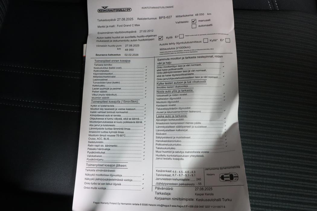 FORD Grand C-Max 2012