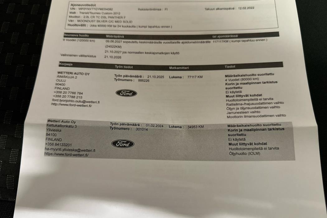 FORD Transit Custom 2022