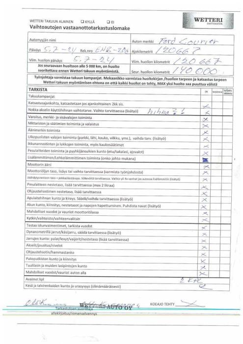 FORD Transit Courier 2015