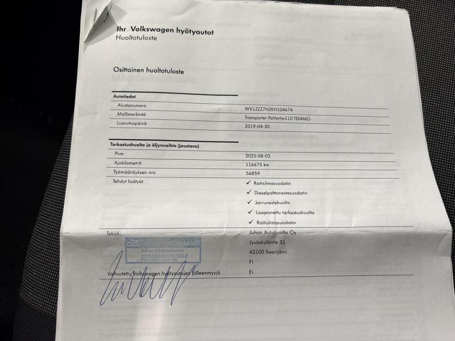 VOLKSWAGEN TRANSPORTER 2019