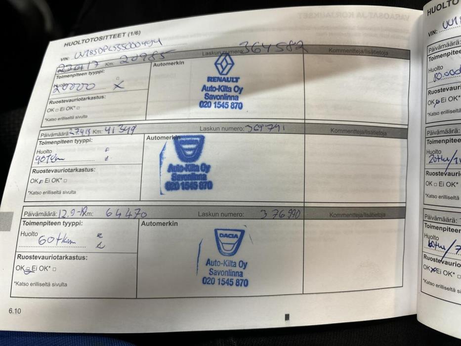 DACIA DOKKER VAN 2016