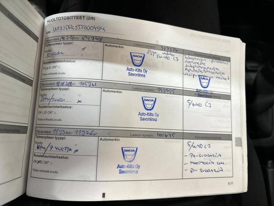 DACIA DOKKER VAN 2016