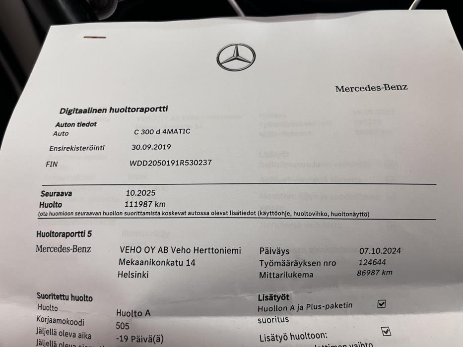 MERCEDES-BENZ C 2019