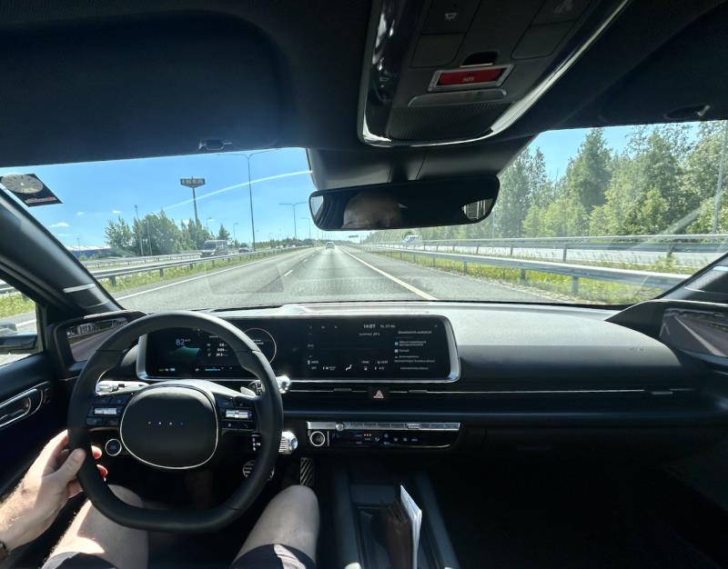 Kesän 2024 koeajolla otettu kuva