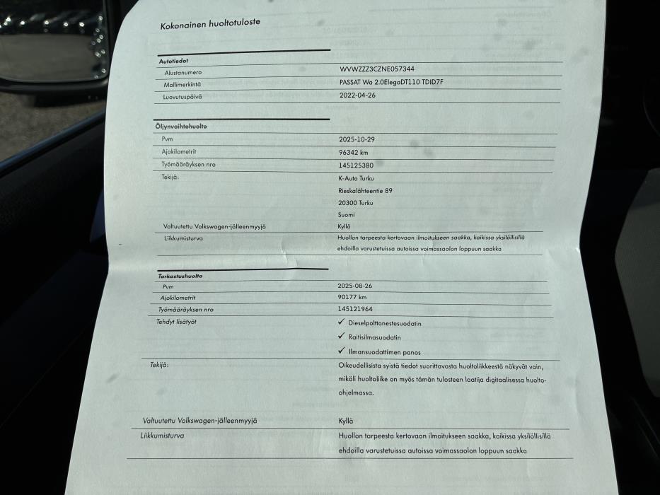 Volkswagen Passat 2022