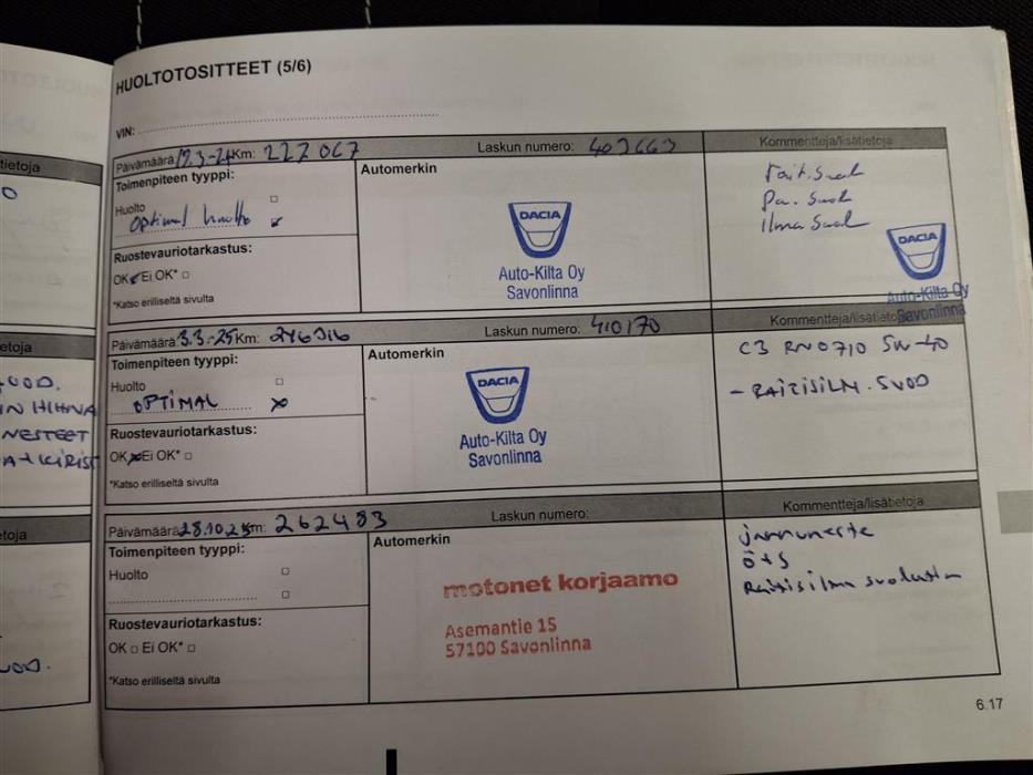 DACIA Logan MCV 2017