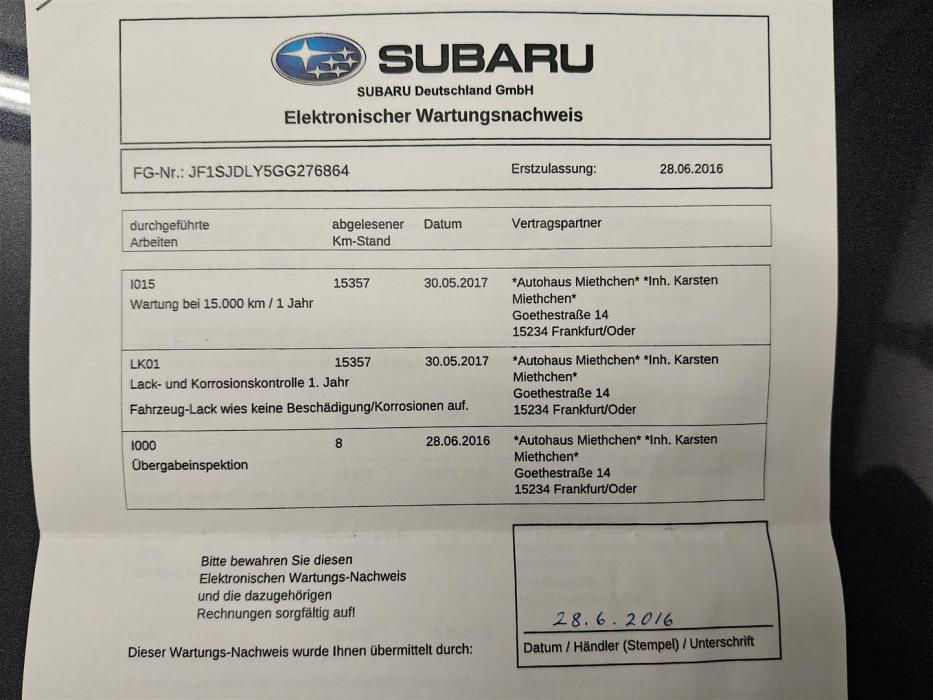Subaru Forester 2016