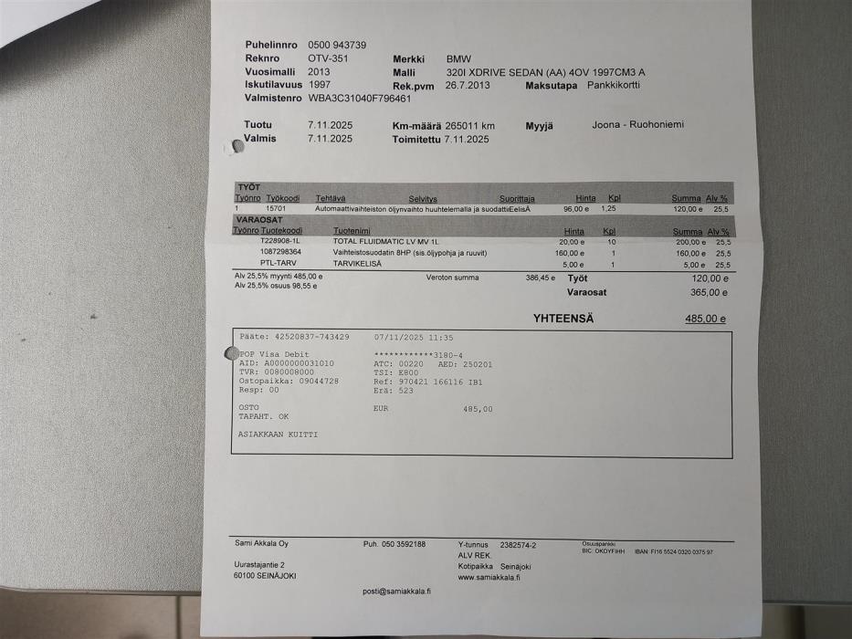 BMW 320 2013