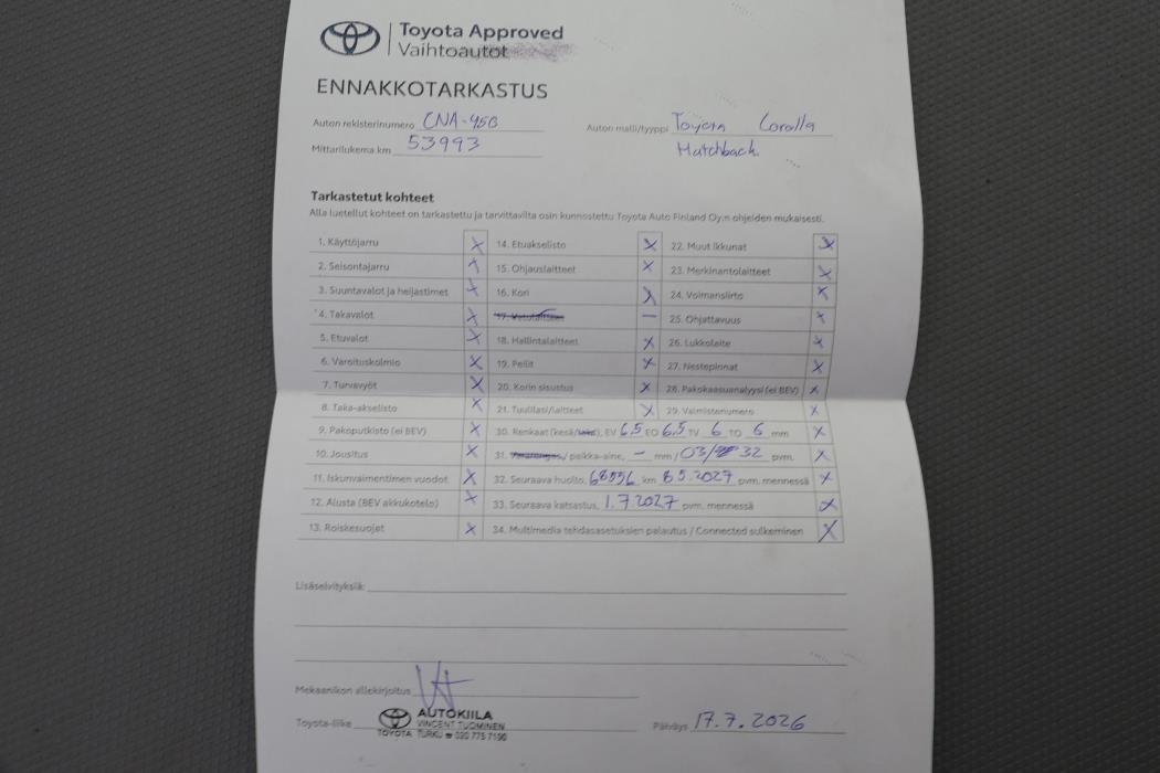 TOYOTA COROLLA 2019