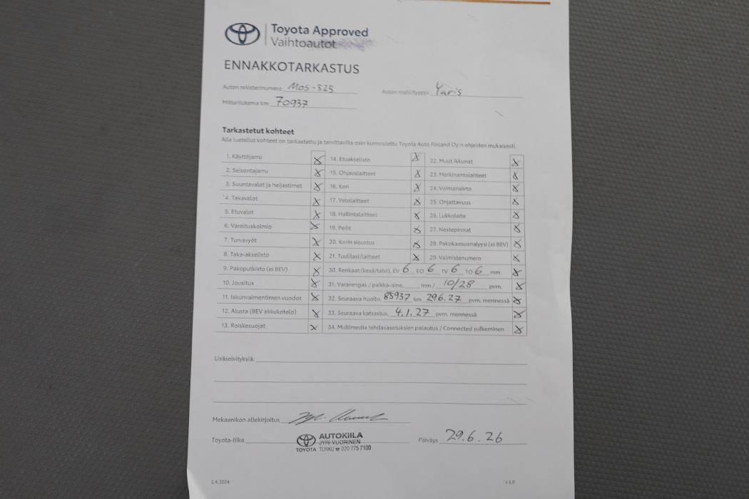 TOYOTA YARIS 2023