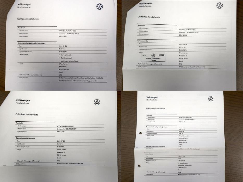 VOLKSWAGEN Golf Sportsvan 2019