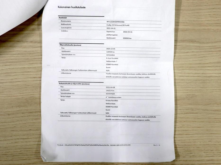 VOLKSWAGEN Crafter 2021