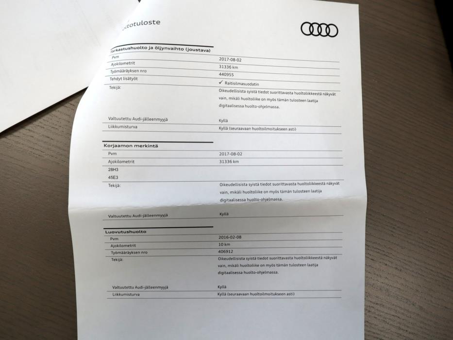 AUDI A4 2016