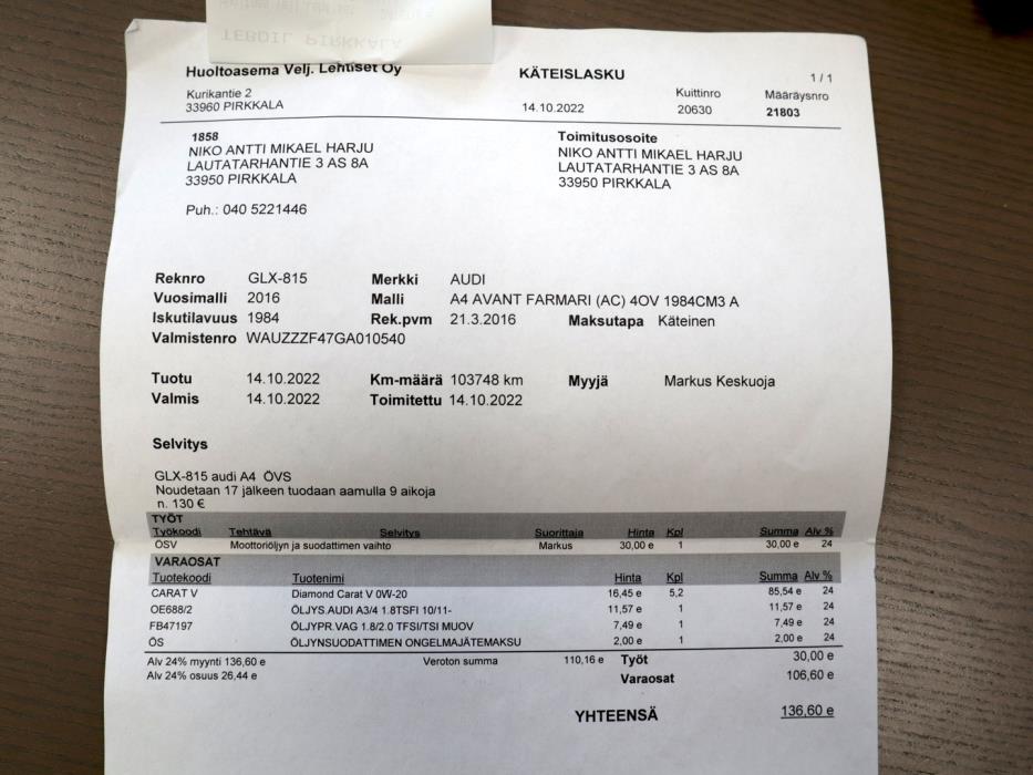AUDI A4 2016