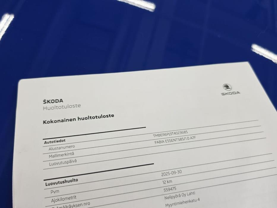 SKODA FABIA 2025