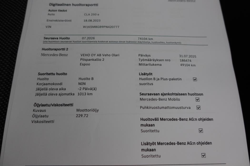 MERCEDES-BENZ CLA 2023