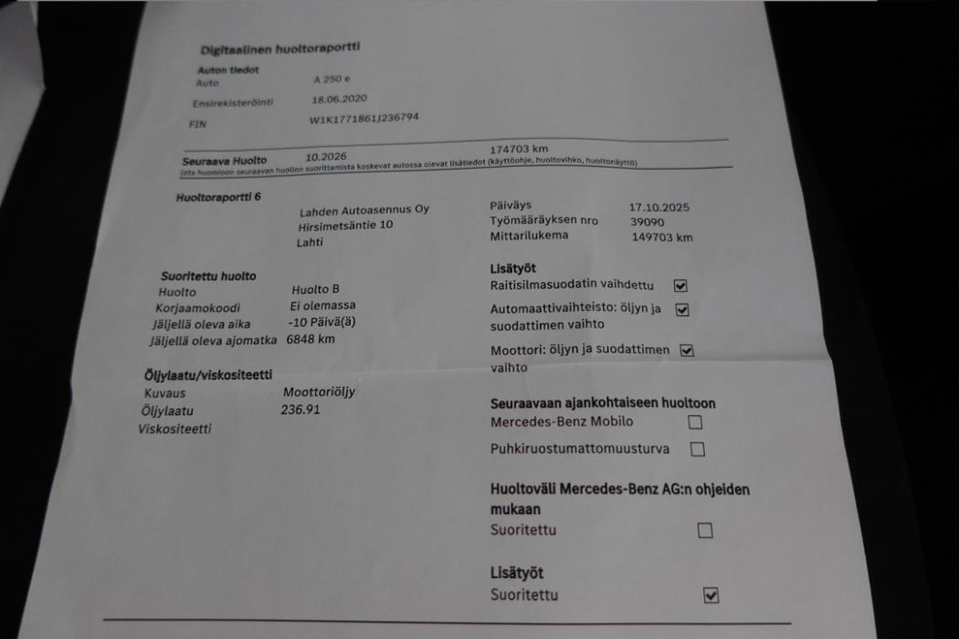 MERCEDES-BENZ A 2020