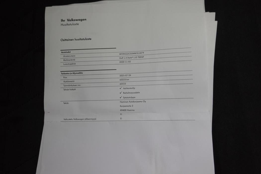 VOLKSWAGEN Golf 2020