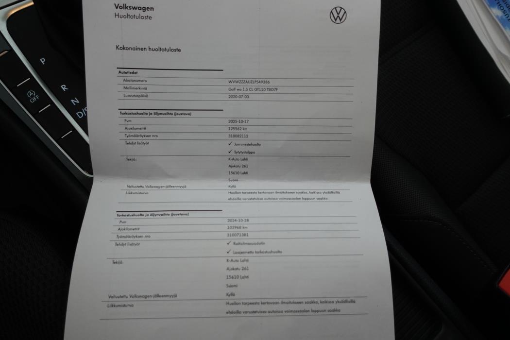 VOLKSWAGEN Golf 2020