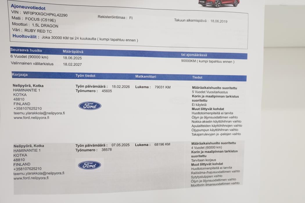 FORD Focus 2019