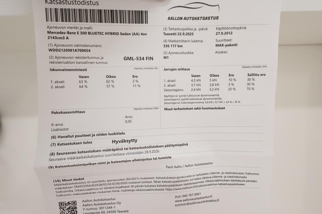 MERCEDES-BENZ E 2012