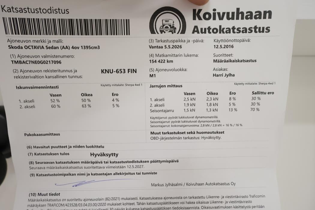SKODA OCTAVIA 2016