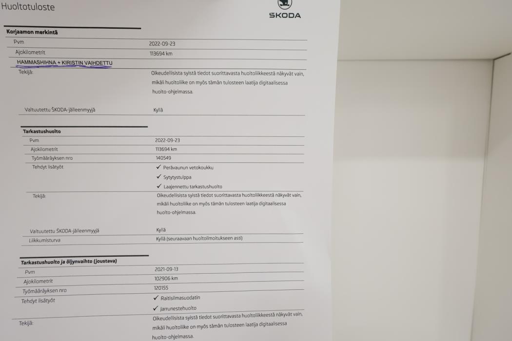 SKODA OCTAVIA 2016