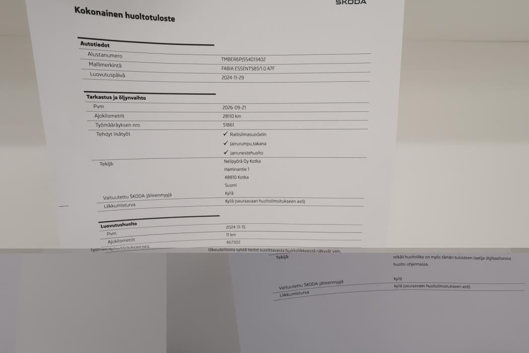SKODA Fabia 2024