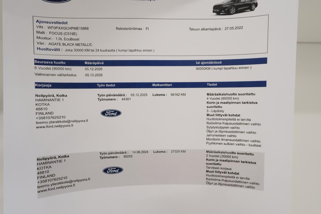 FORD FOCUS 2022
