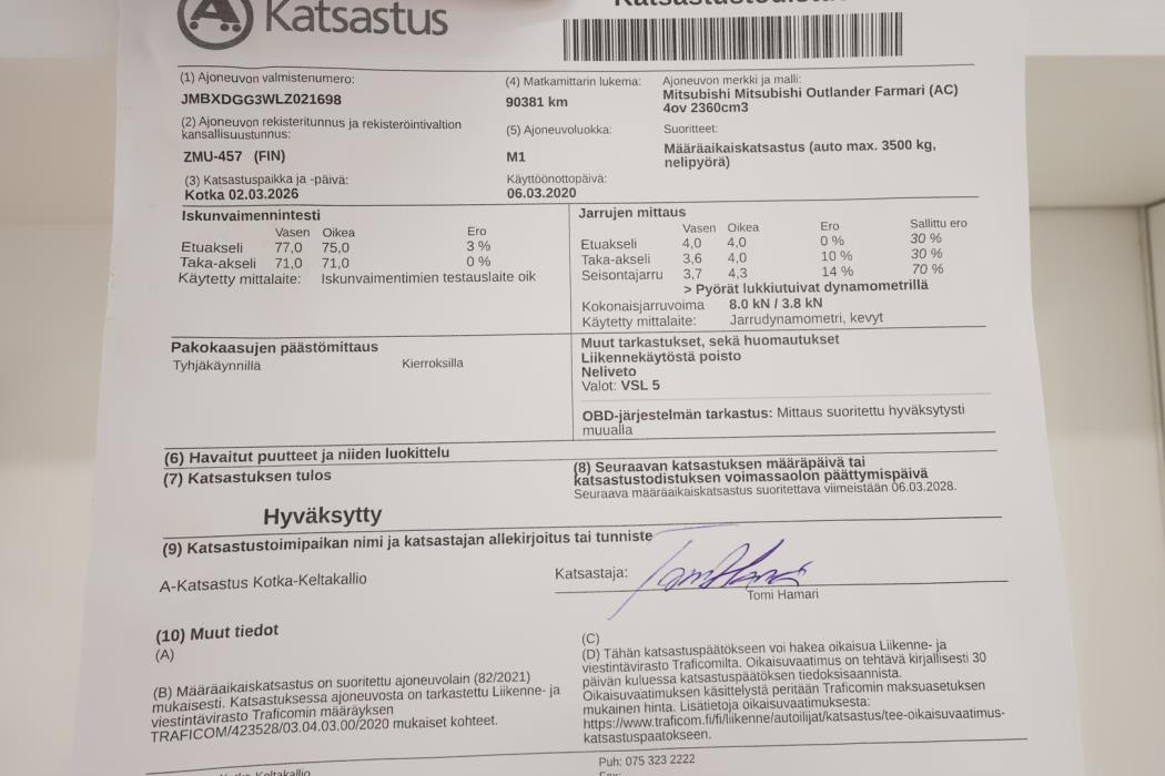 MITSUBISHI Outlander PHEV 2020