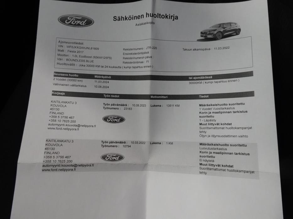 FORD Fiesta 2022