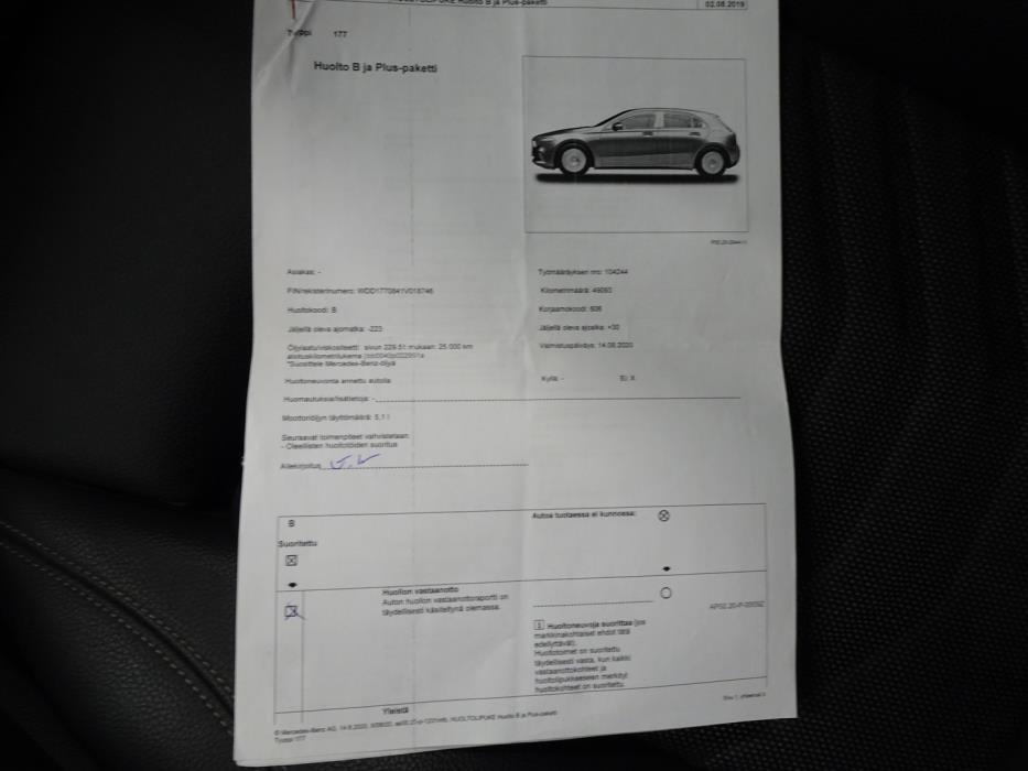 MERCEDES-BENZ A 2019