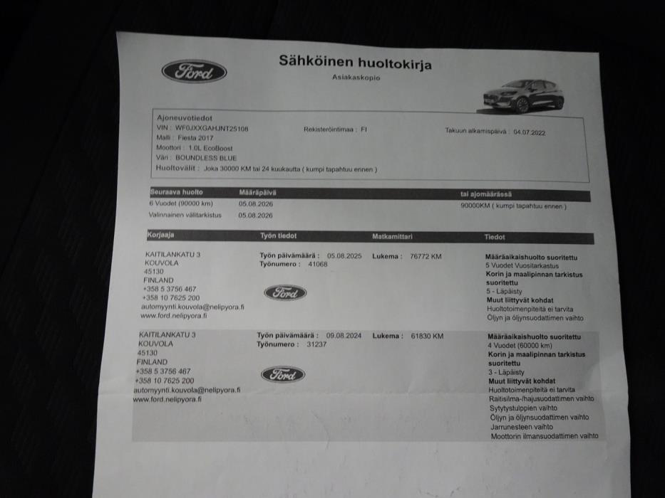 FORD Fiesta 2022