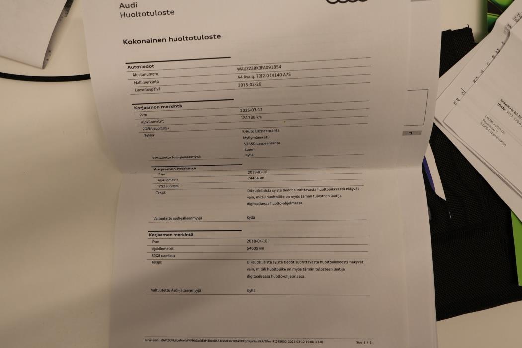 AUDI A4 2015