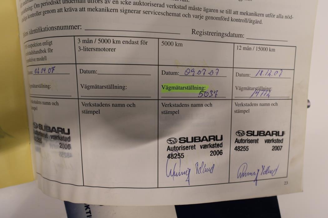 SUBARU Impreza 2007