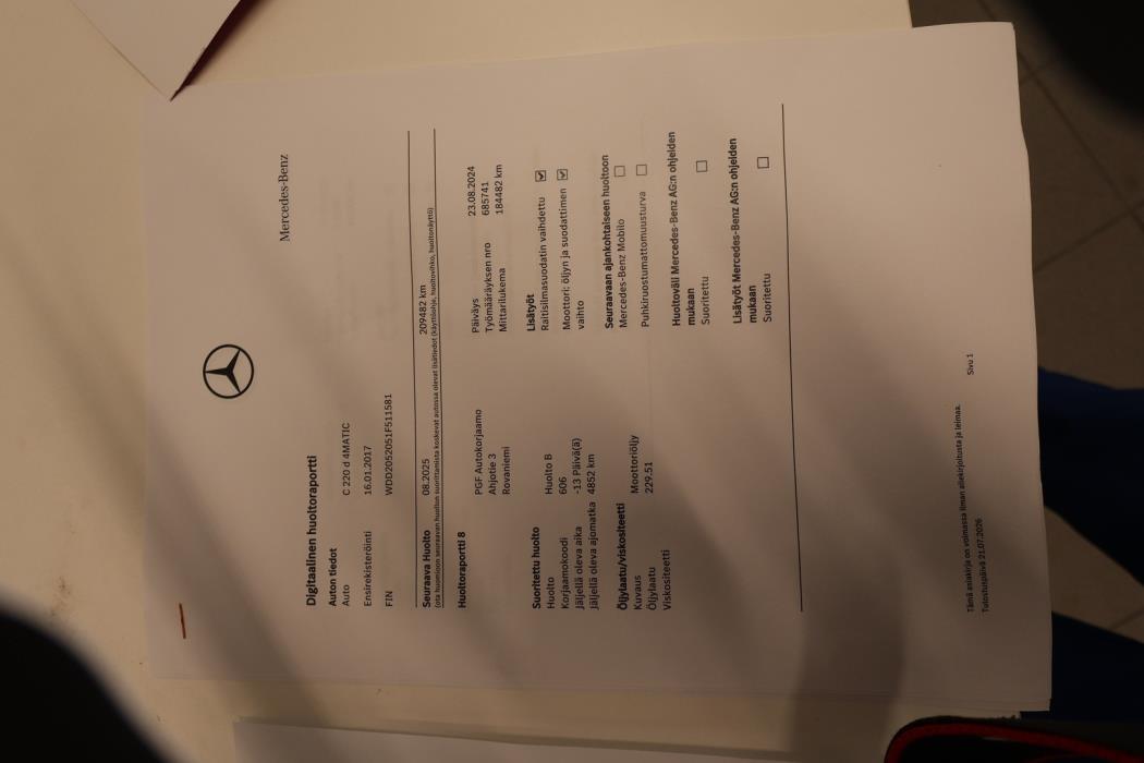 MERCEDES-BENZ C 2017