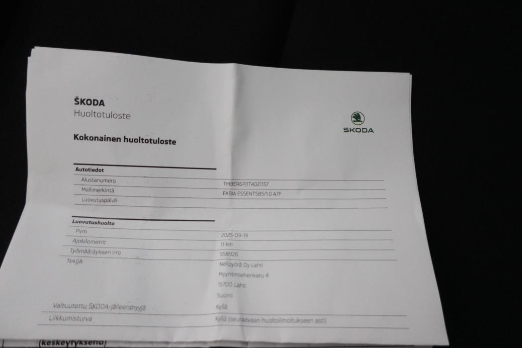 SKODA FABIA 2025