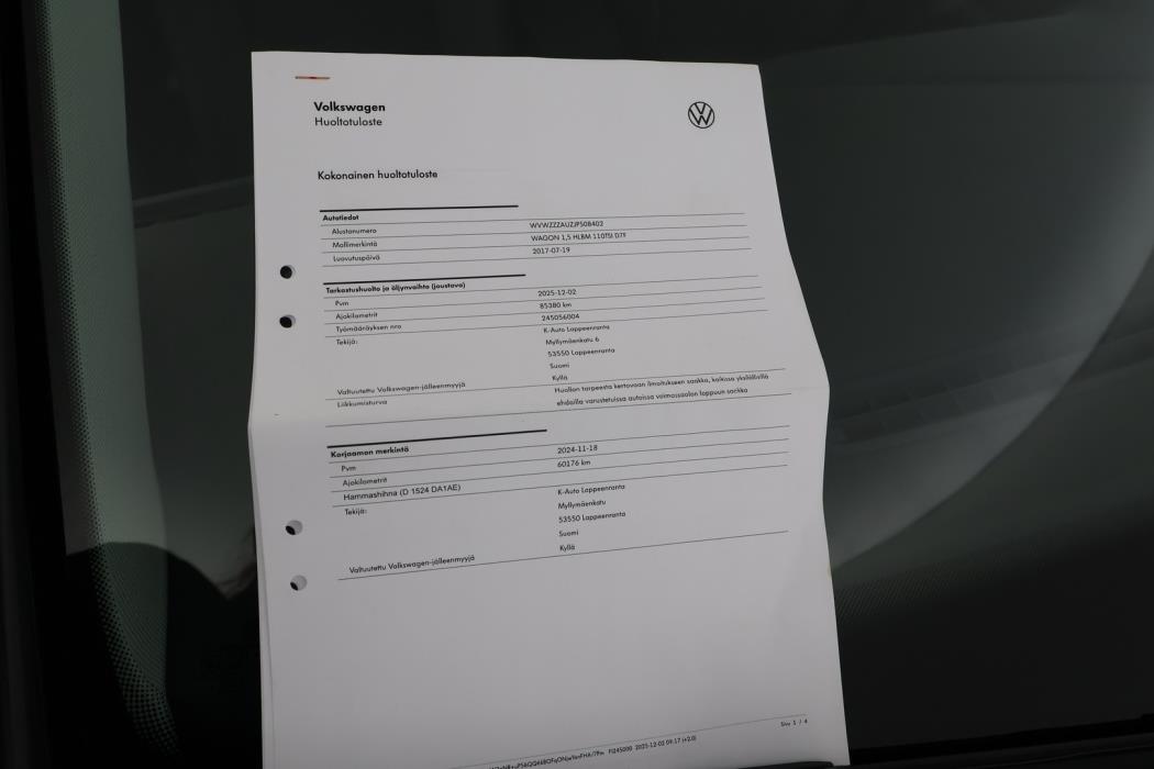 VOLKSWAGEN Golf 2017