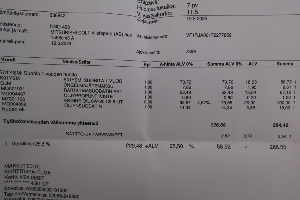 MITSUBISHI Colt 2024