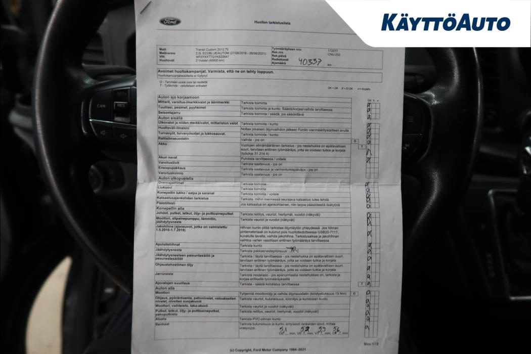 Ford Transit Custom 2019