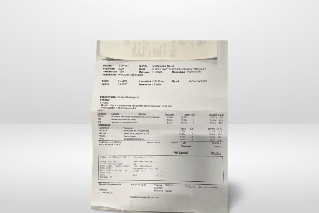 Mercedes-Benz E 2020