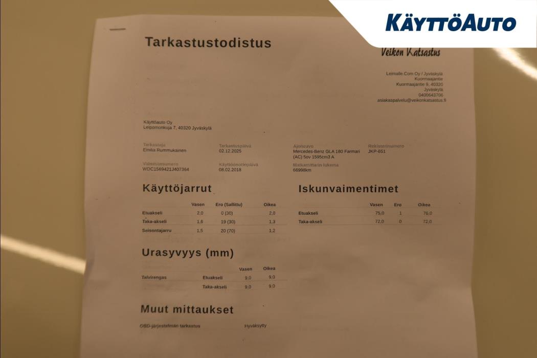 Mercedes-Benz GLA 2018