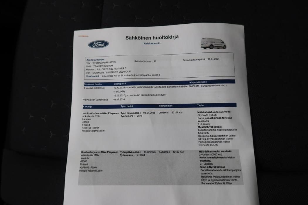 FORD Transit Custom 2024