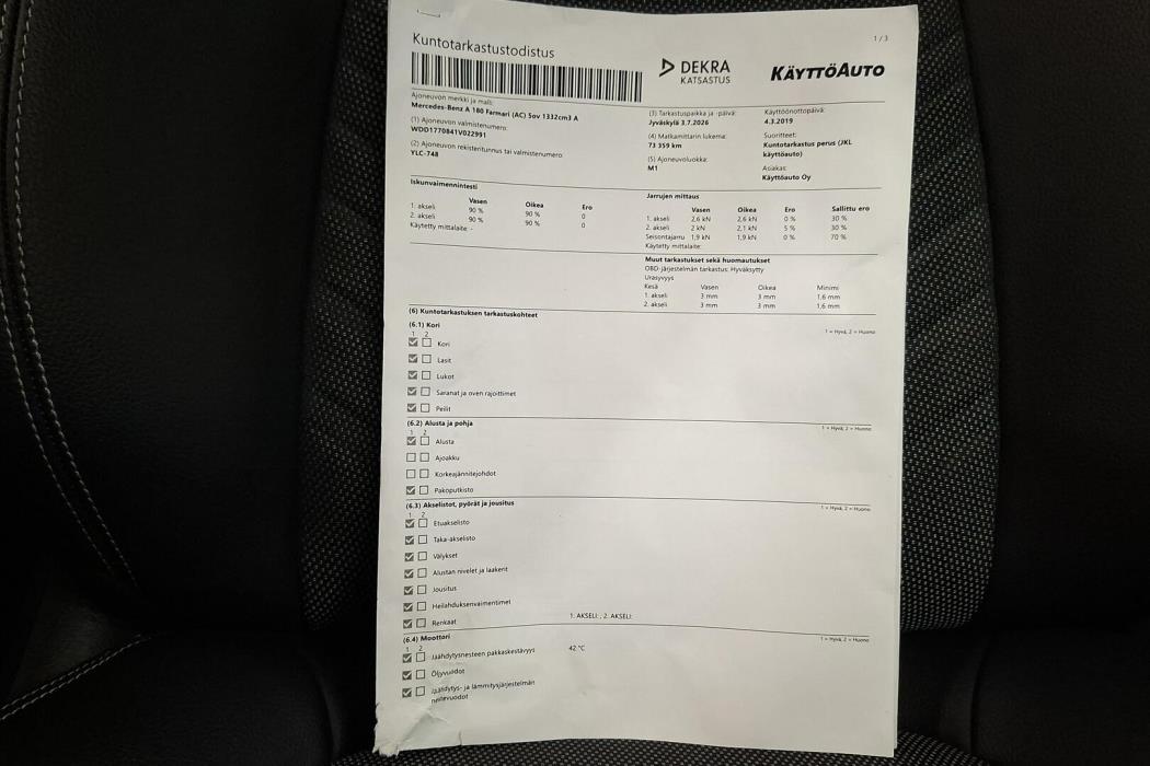 MERCEDES-BENZ A 2019