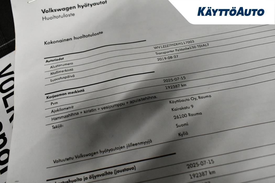 VOLKSWAGEN Transporter 2019