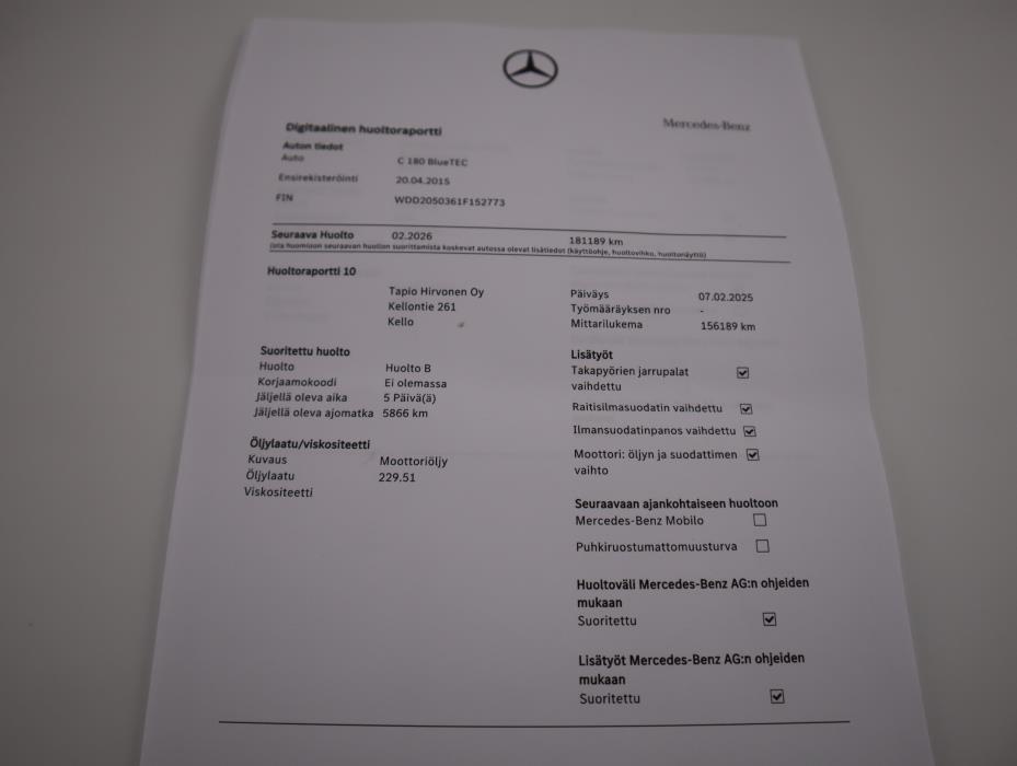 MERCEDES-BENZ C 2015
